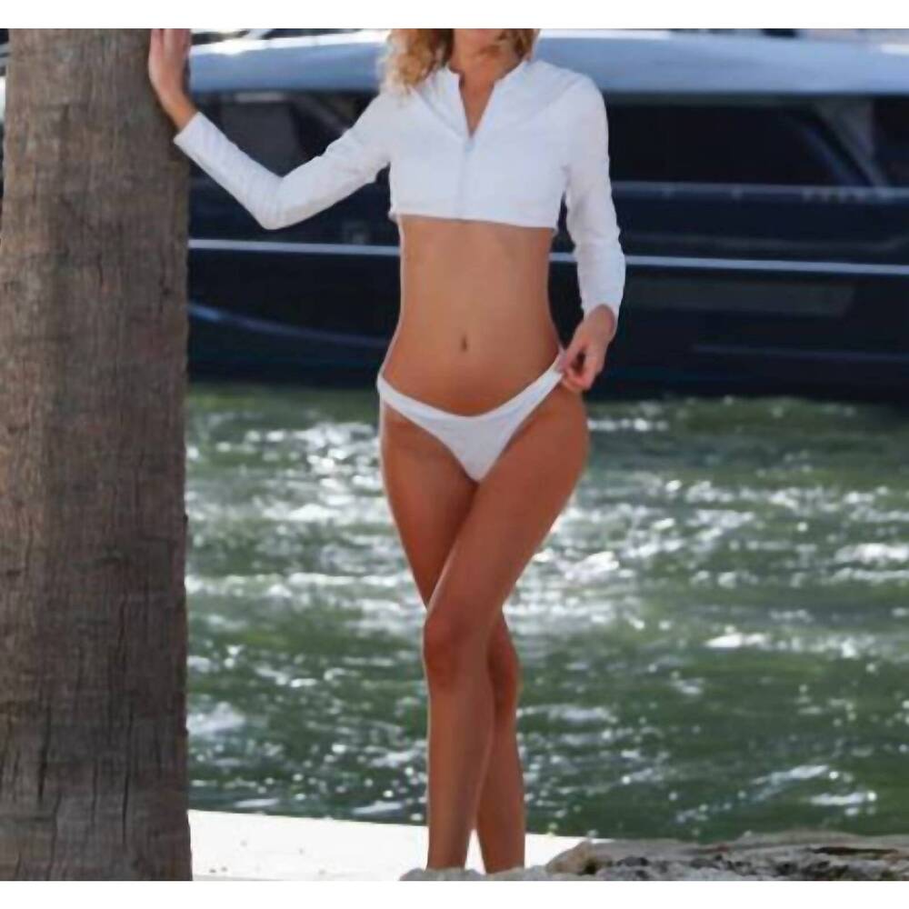 NEW PORSHIA BY PORSHIA BANKS molly bikini brief in white